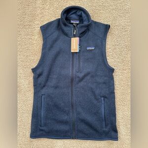 Patagonia Better Sweater Vest Navy Blue Size S NWT